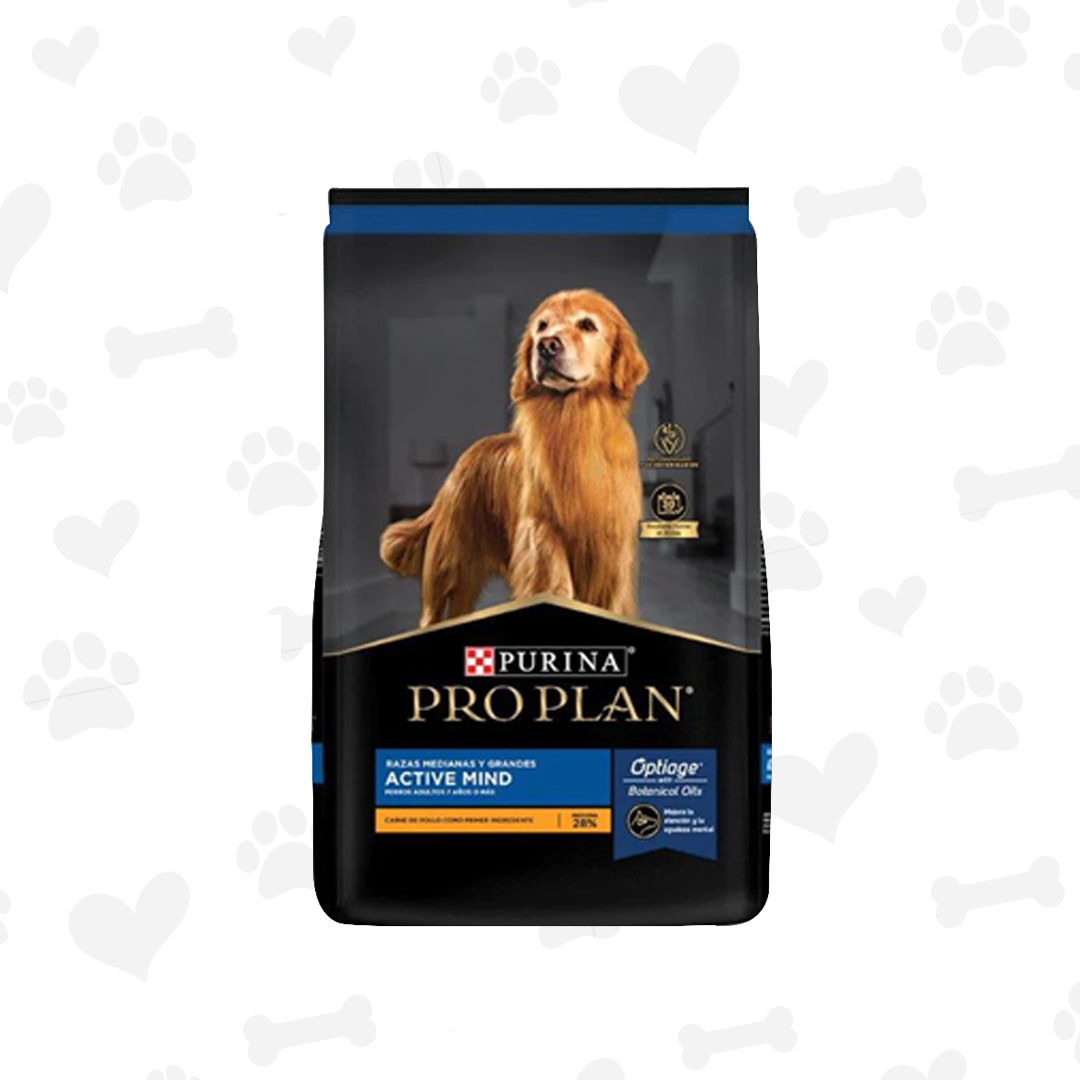 Concentrado Pro Plan Active Mind, Razas Medianas y Grandes 3kg