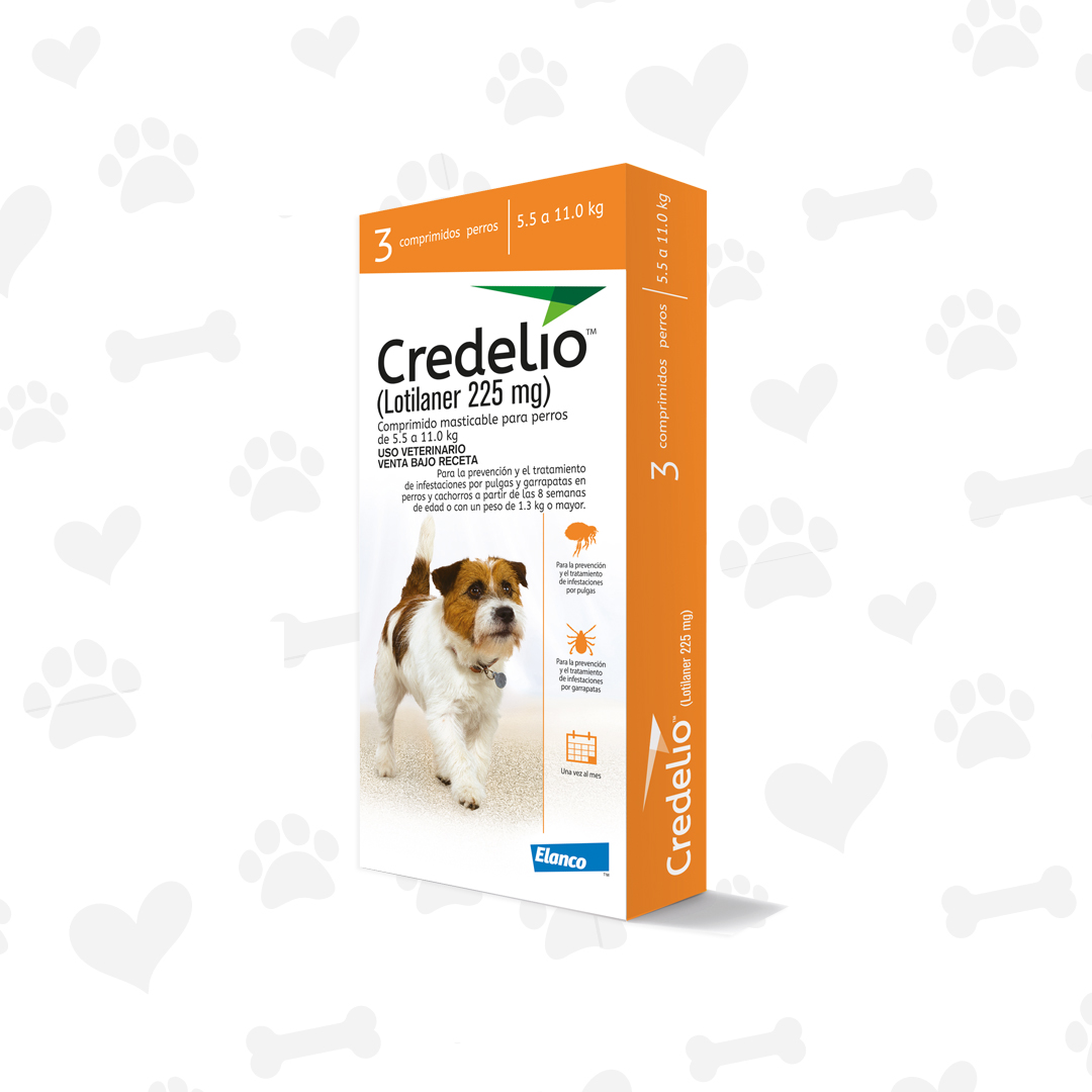 Credelio 5.5 - 11kg Tableta Anti pulgas y Garrapatas (Precio por tableta)