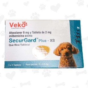 SecurGar tableta para perro 2 3.5 kg - Caja de 1 unidad